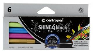 Markere permanente creative slim 6/set centropen ce259006