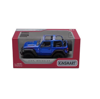 Masinuta metalica jeep wrangler 13cm scara 1 la 34 kt5412wa