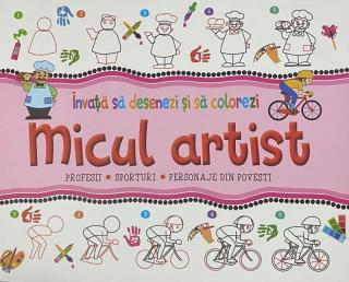 Micul artist. Invata sa desenezi si sa colorezi - roz