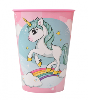 Pahar din plastic unicorn 260 ml 674315