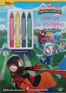 Paienjenelul si prietenii lui uimitori. Coloram cu Paienjenel