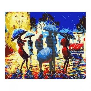 Panza de pictura pe numere si kit pietre 89691 centrum