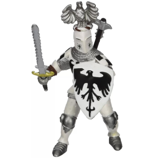 Papo figurina cavaler cu pene alb papo39785