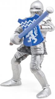 Papo figurina cavaler cu sulita si scut albastru papo39760