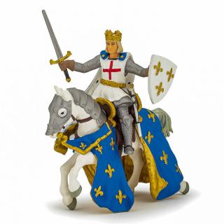 Papo figurina saint louis pe cal papo39841