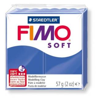 Pasta modelare fimo soft 56g cul 33 albastru sth-8020-33