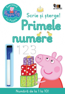 Peppa Pig - Scrie si sterge! - Primele numere - Neville Astley, Mark Baker