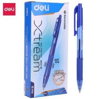 Pix cu mecanism 0.7mm xtream albastru deli dleq02330