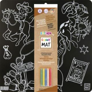 Plansa funny mat neagra- vestul salbatic sfu703