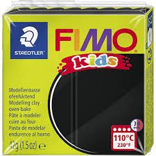 Plastelina fimo kids 42g negru sth-8030-9