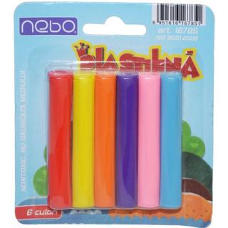 Plastilina 6 culori pe placa 16785 nebo