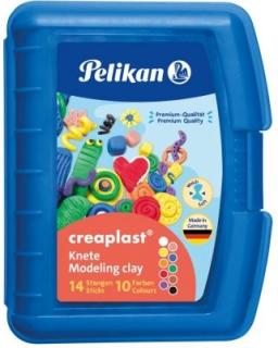 Plastilina creaplast 240g set 10 cul asortate 606738