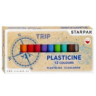 Plastilina trip 12 cul/set starpak 492059