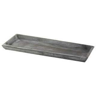 Platou lemn gri 39x15x3cm