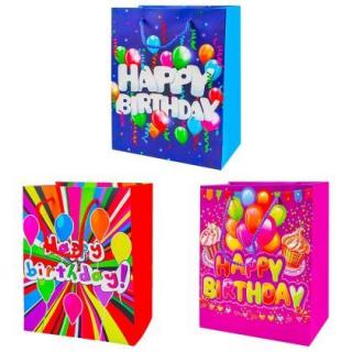 Punga cadou happy birthday 30x42x12cm hb2-l 34693