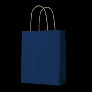 Punga hartie craft albastra 26x32x12 cm s-cool sc2734