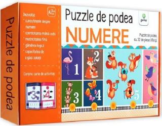 Puzzle de podea. Numere