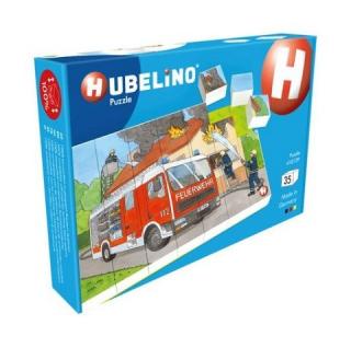 Puzzle masina de pompieri hubelino 35 piese 410139