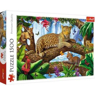 Puzzle trefl 1500 jaguar intr-o pauza odihnitoare 26160