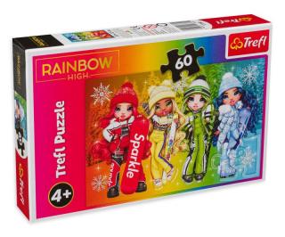 Puzzle trefl 60 rainbow high papusile jucause 17380