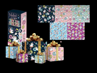Rola hartie ambalat cadouri n-004 70x200cm 6530 2465302