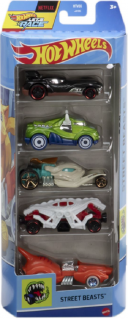 Set 5 masini hot wheels cu design street beasts mt1806_htv55