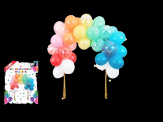 Set aranjament baloane si decoratiuni 058431
