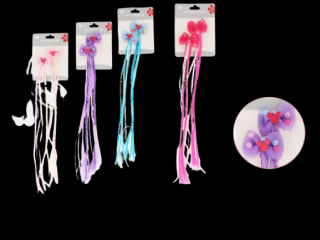 Set clame de par cu suvite colorate 2buc 082486