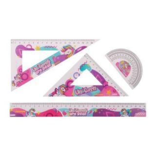 Set de Geometrie 4 Piese S30 Unicorn Junior 131461