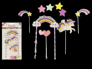 Set decoratiuni pentru tort 9piese 082741