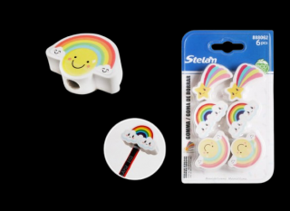 Set guma de sters 6buc 888062