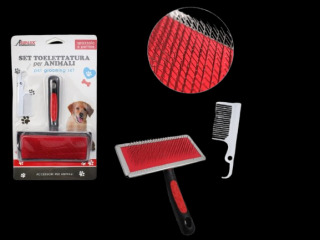 Set pieptene si perie pentru animale 7862573