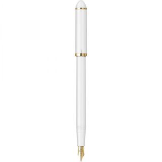 Stilou caligrafic fude de mannen pearl white gt 12-0132-010