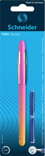 Stilou schneider voyage+2 rez/bl 26-roz pas