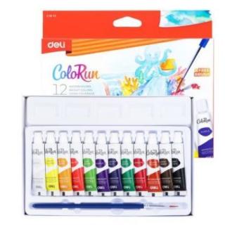 Tempera 12 culori 5ml deli dlec18-12