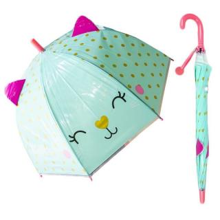 Umbrela copii cu desene animalute 70cm 062a