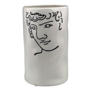 Vaza cu om desenat 20.5cm 1687h