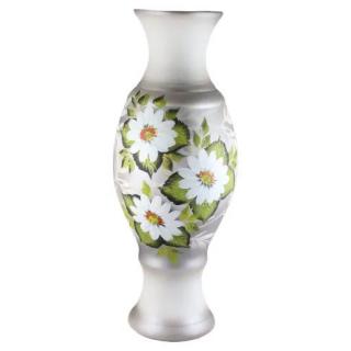 Vaza de podea din ceramica 65 cm, pictata manual