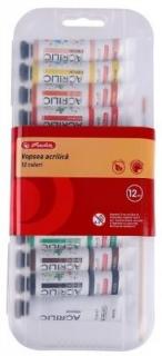 Vopsea acrilica tub metal 12 ml 12 culori 9495300