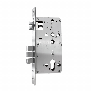 Broasca (60x85mm) usa reversibila compatibila cu incuietori inteligente pentru inchidere multipunct actionata prin ridicarea manerului, dimensiune 6085
