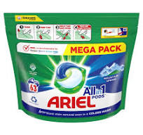 Ariel All in One Pods Mountain Spring Detergent de Rufe 63 Capsule