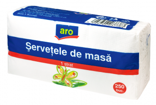 Aro Servetele Hartie 1Str,33x33cm, 250buc