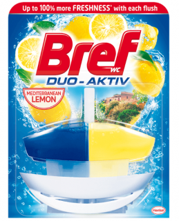 Bref Duo Aktiv Lemon Odorizant pentru Toaleta 50ml