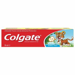 Colgate Pasta Dinti Copii 2-5 ani, Bubble Fruit, 50ml