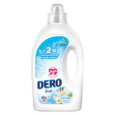 Dero 2In1 Detergent  Lichid Iris Alb 1L