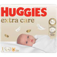 Huggies Extra Care Scutece Nr1 2-5 kg 84buc