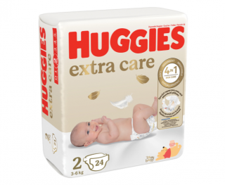Huggies Extra Care Scutece Nr2  3-6kg  24bucati