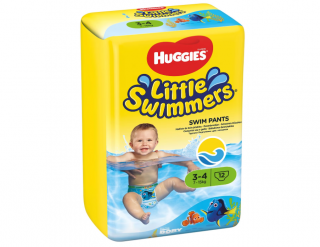 Huggies Little Swimmers Scutece Chilotel pentru Apa Nr. 3-4, 7-15 kg, 12 bucati