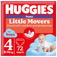Huggies Pants Boys Scutece Chilotel Nr4  9-14 kg  72 bucati