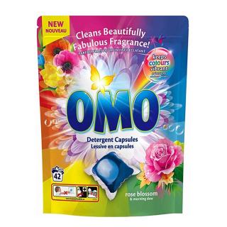 Omo Detergent Capsule 42buc Rose Blossom  Morning Dew